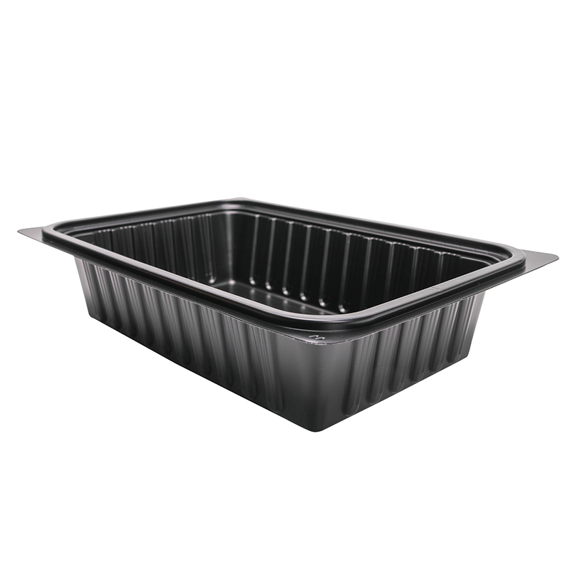 BOPS蓋黑色方形一格快餐盒